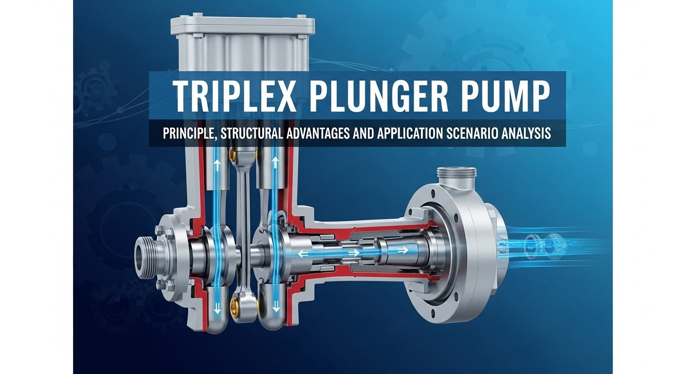 Triplex Plunger Pump: หลักการข้อดีของโครงสร้างและการวิเคราะห์สถานการณ์การใช้งาน