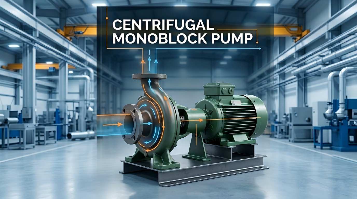 ปั๊มหอยโข่ง Monoblock คืออะไร? การวิเคราะห์หลักการทำงาน คุณลักษณะโครงสร้าง และการประยุกต์โดยสมบูรณ์